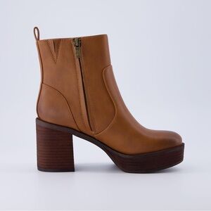Women's block heel boot  & Memory Foam👢